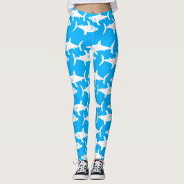Grote witte haaien leggings