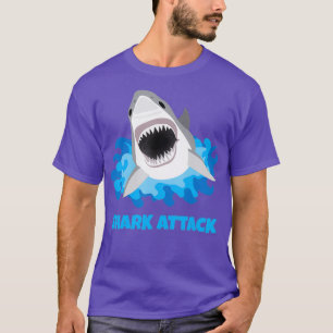 Grote witte haaienaanval Funny T-shirt