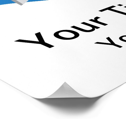 Grote witte haaienaanval poster (Hoek)