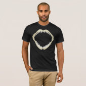 Grote witte haaienkaak 2 (geraffineerd) t-shirt (Voorkant volledig)