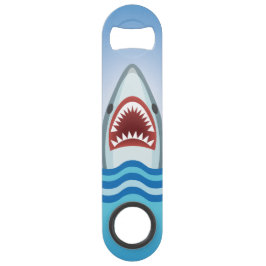 Grote witte haaienvlek openslaar opener Jaws Speed Flessenopener