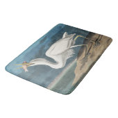 Grote Witte Heron Audubon Vogel Wildlife Painting Badmat (Gekanteld)