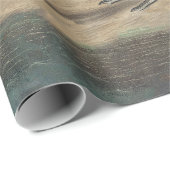 Grote Witte Heron Audubon Vogel Wildlife Painting Cadeaupapier (Rol Hoek)