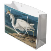 Grote Witte Heron Audubon Vogel Wildlife Painting Groot Cadeauzakje (Achterkant Gekanteld)