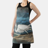 Grote Witte Heron Audubon Vogel Wildlife Painting Schort (Insitu)