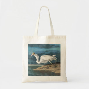 Grote Witte Heron Audubon Vogel Wildlife Painting Tote Bag