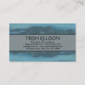 Grote Witte Heron Audubon Vogel Wildlife Painting Visitekaartje (Achterkant)