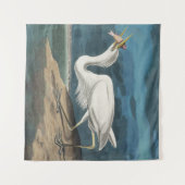 Grote Witte Heron Audubon Vogel Wildlife Painting Wandkleed (Voorkant (horizontaal))