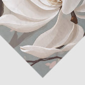 Grote witte Magnolia bloem Tissuepapier (Detail)