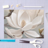 Grote witte Magnolia bloem Tissuepapier (Craft)