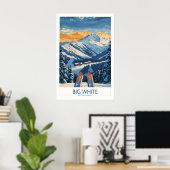 Grote witte muurkunstprint - British Columbia 1 Poster (Thuiskantoor)