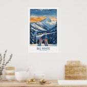 Grote witte muurkunstprint - British Columbia 1 Poster (Keuken)