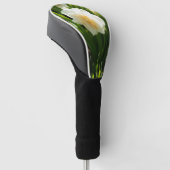 Grote witte narcissen op een lentedag  golfheadcover (Schuin)