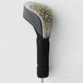 Grote Witte Paardenbloem  Golfheadcover (Schuin)
