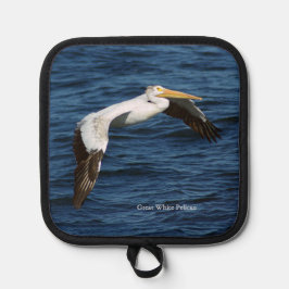 Grote Witte Pelikaan water pot houder