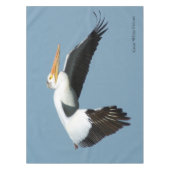 Grote witte pelikaanse tafelkleed (Voorkant)