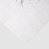 Grote Witte Poinsettias Bloemenkrans Decoupage Tissuepapier (Detail)