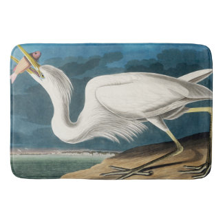 Grote witte reiger, 1835, De vogels van Amerika Badmat