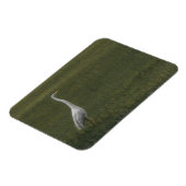 Grote witte reiger Flexibele fotomagneet Magneet (Linkerzijde)