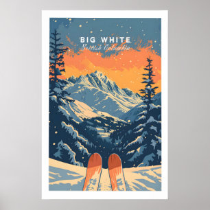 Grote witte reisposter - British Columbia 1 Poster