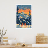 Grote witte reisposter - British Columbia 1 Poster (Keuken)
