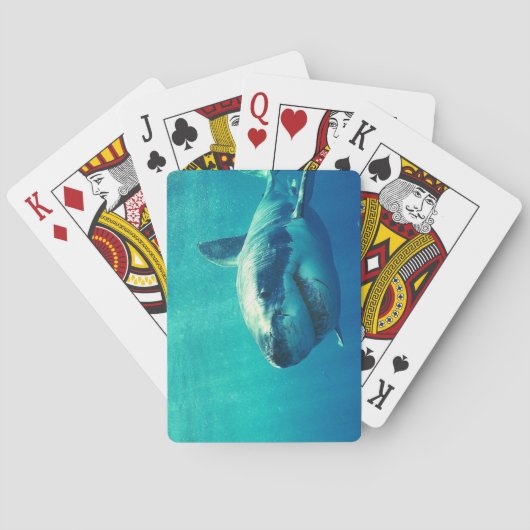 GROTE WITTE SCHERM 1 POKERKAARTEN (Achterkant)