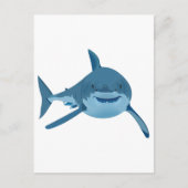 GROTE WITTE SHARK BRIEFKAART (Voorkant)