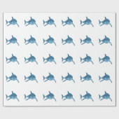 GROTE WITTE SHARK CADEAUPAPIER (Vlak)