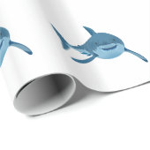GROTE WITTE SHARK CADEAUPAPIER (Rol Hoek)