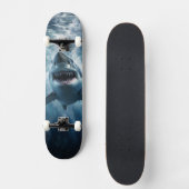 GROTE WITTE SHARK PERSOONLIJK SKATEBOARD (Voorkant)