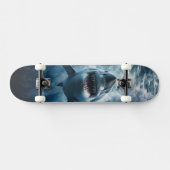 GROTE WITTE SHARK PERSOONLIJK SKATEBOARD (Horizontaal)