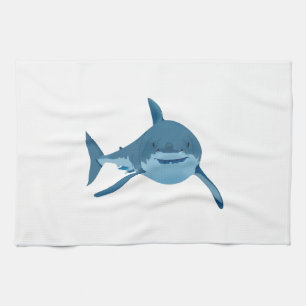 GROTE WITTE SHARK THEEDOEK