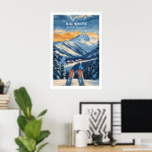 Grote Witte Ski-poster - British Columbia 1 Poster (Thuiskantoor)