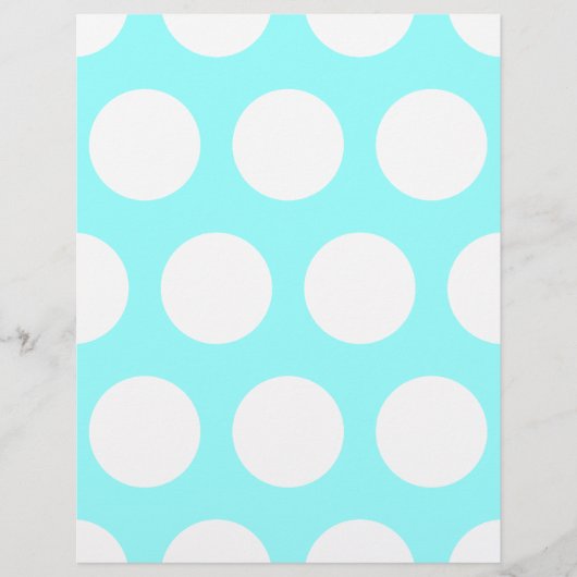 Grote Witte Stippen Flyer (Voorkant)