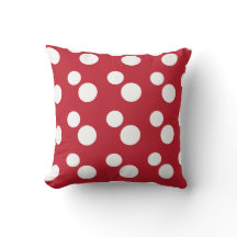 Grote Witte Stippen | Rood