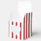 Grote witte strepen met DIY Achtergrondkleur Bedankdoosjes (Geopend)