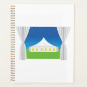 Grote Witte Tent Spiral Planner (Voorkant)