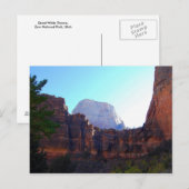 Grote witte troon, Zion, Briefkaart (Voorkant / Achterkant)