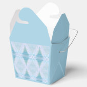 Grote witte veer bedankdoosjes (Geopend)