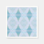 Grote witte veer servet (Voorkant)