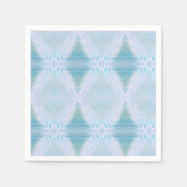 Grote witte veer servet