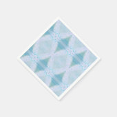 Grote witte veer servet (Hoek)