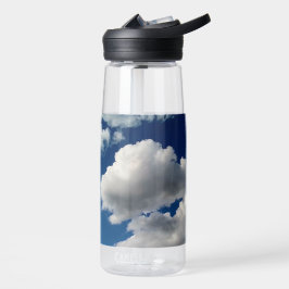 Grote witte wolk waterfles