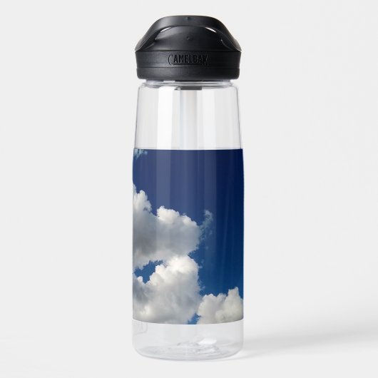 Grote witte wolk waterfles (Achterkant)