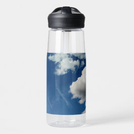 Grote witte wolk waterfles