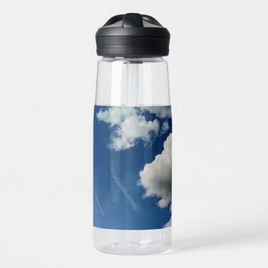 Grote witte wolk waterfles (Voorkant)