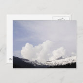 Grote witte wolken over de bergen briefkaart (Voorkant / Achterkant)