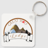GROTE WOLF-LODGE SLEUTELHANGER (Achterkant)