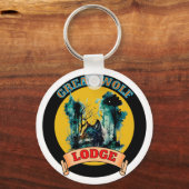 GROTE WOLF-LODGE SLEUTELHANGER (Achterkant)
