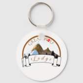 GROTE WOLF-LODGE SLEUTELHANGER (Achterkant)